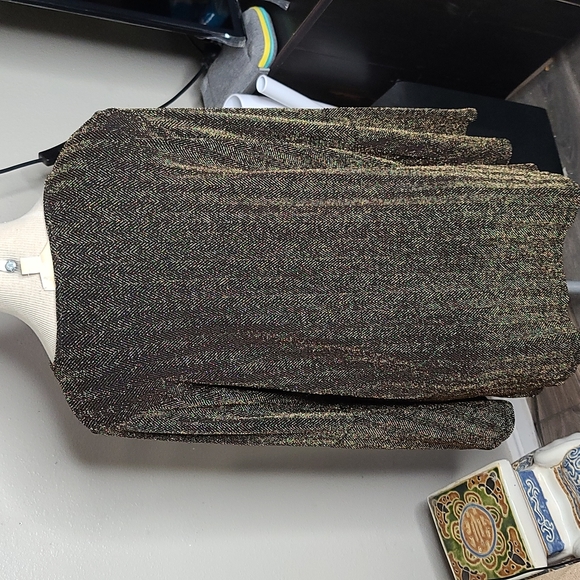 Michael Kors Gold Combo blouse - Picture 6 of 8